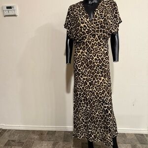 Free Fly Apparel Animal Print Maxi Dress
